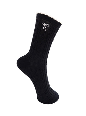 BCJAGGEDY bow sock - Black