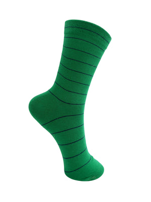 BCRUE striped sock - Green