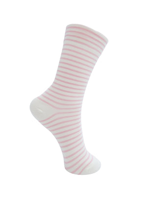 BCGISELE striped sock - Lt. Pink