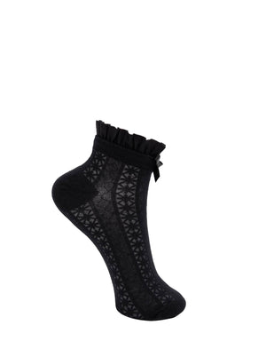 BCPRECIOUS anklet sock - Black