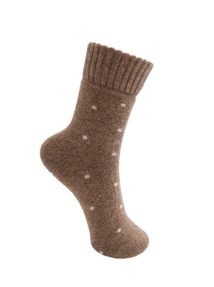 BCMETUS wool sock - Camel