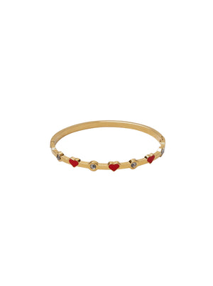 BCJUDY rhinestone bracelet - Gold Colored w. Ed