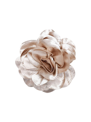 BCSAGE big flower 2-in-1 brooch - Champagne
