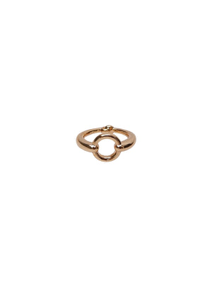 BCASH mini scarf ring - Gold Colored
