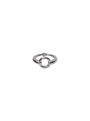 BCASH mini scarf ring - Silver Colored