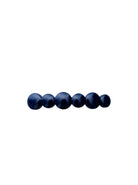BCOMEGA glossy barette hair clip - Navy - Black Colour