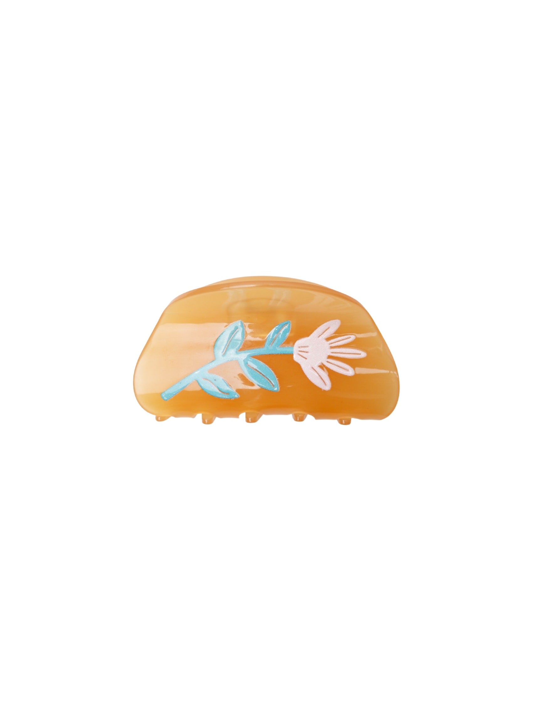 BCHARMONIE hair claw - Peach - Black Colour