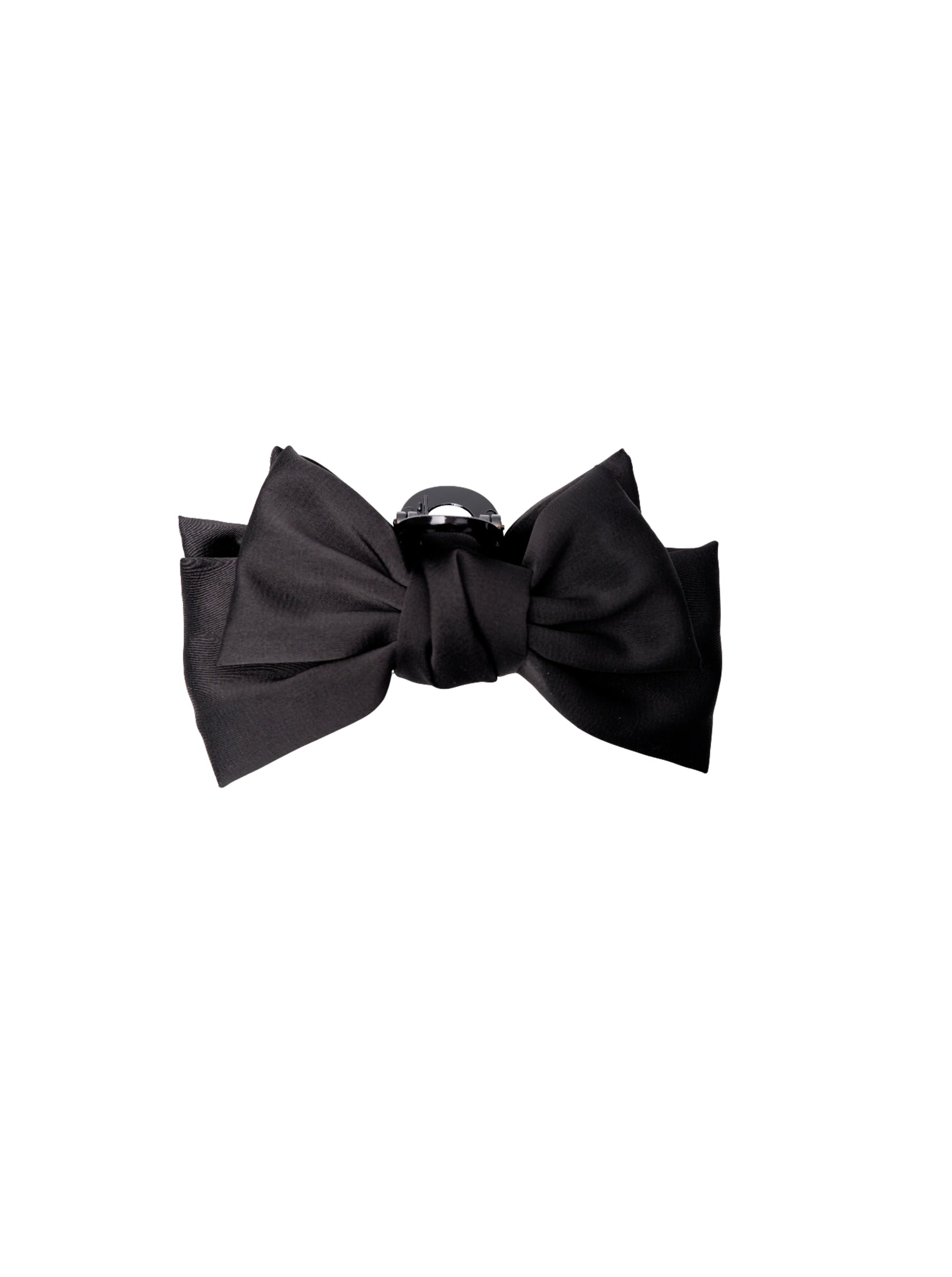 BCANNICA big bow hair claw - Black - Black Colour