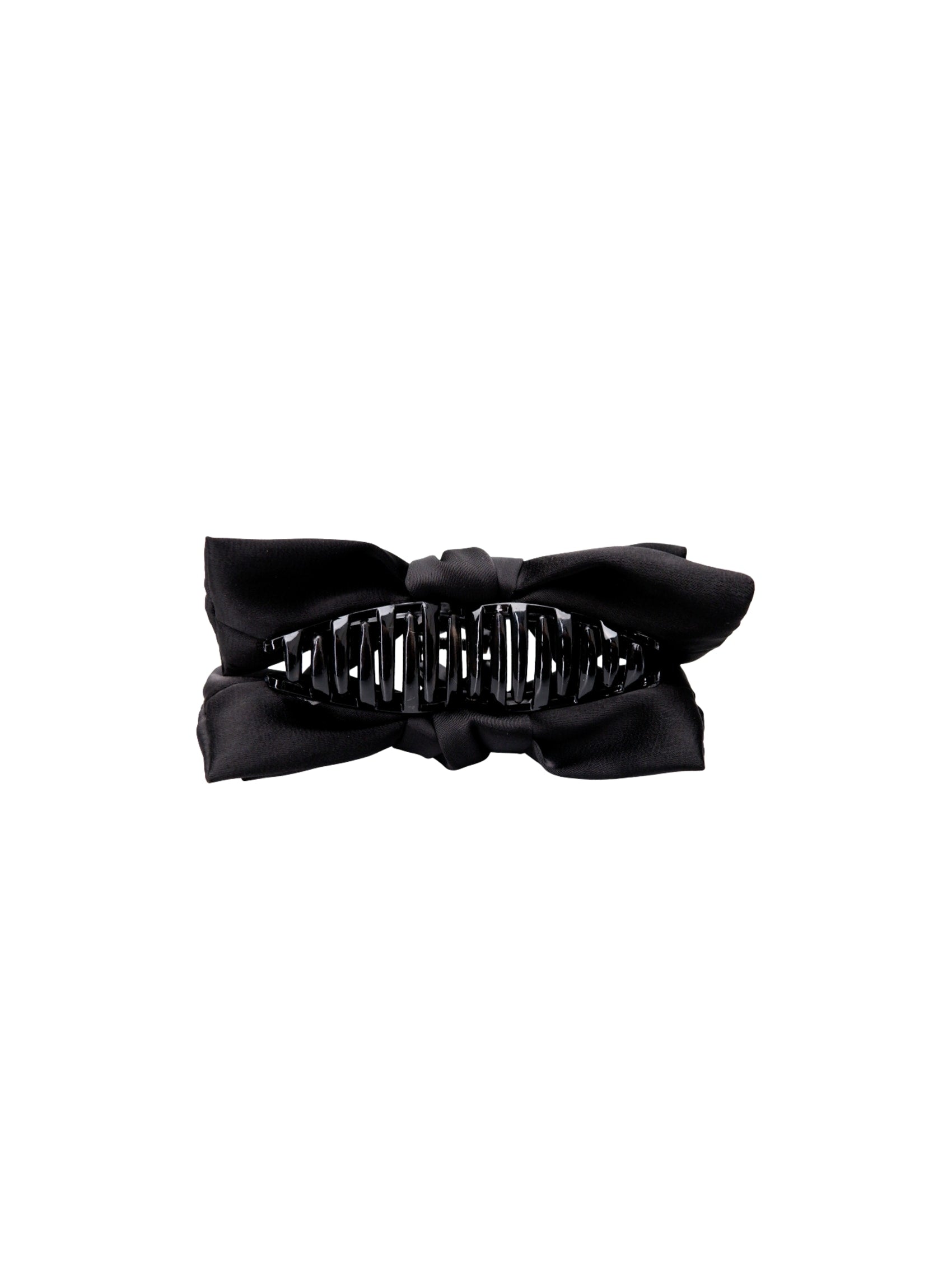 BCANNICA big bow hair claw - Black - Black Colour