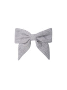 BCPALMER bow barette - Lt. Grey - Black Colour