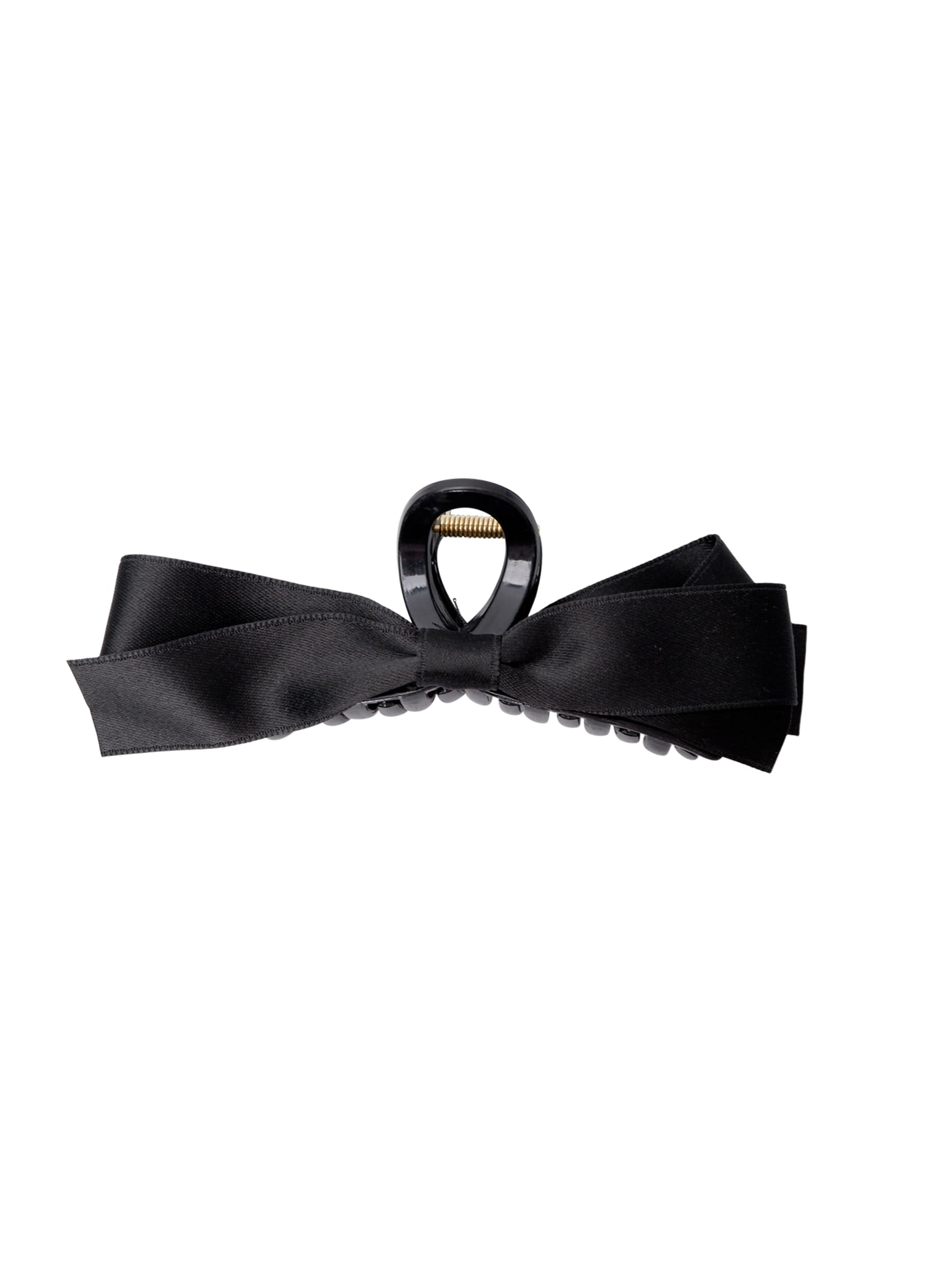 BCNOMI bow hair claw - Black - Black Colour