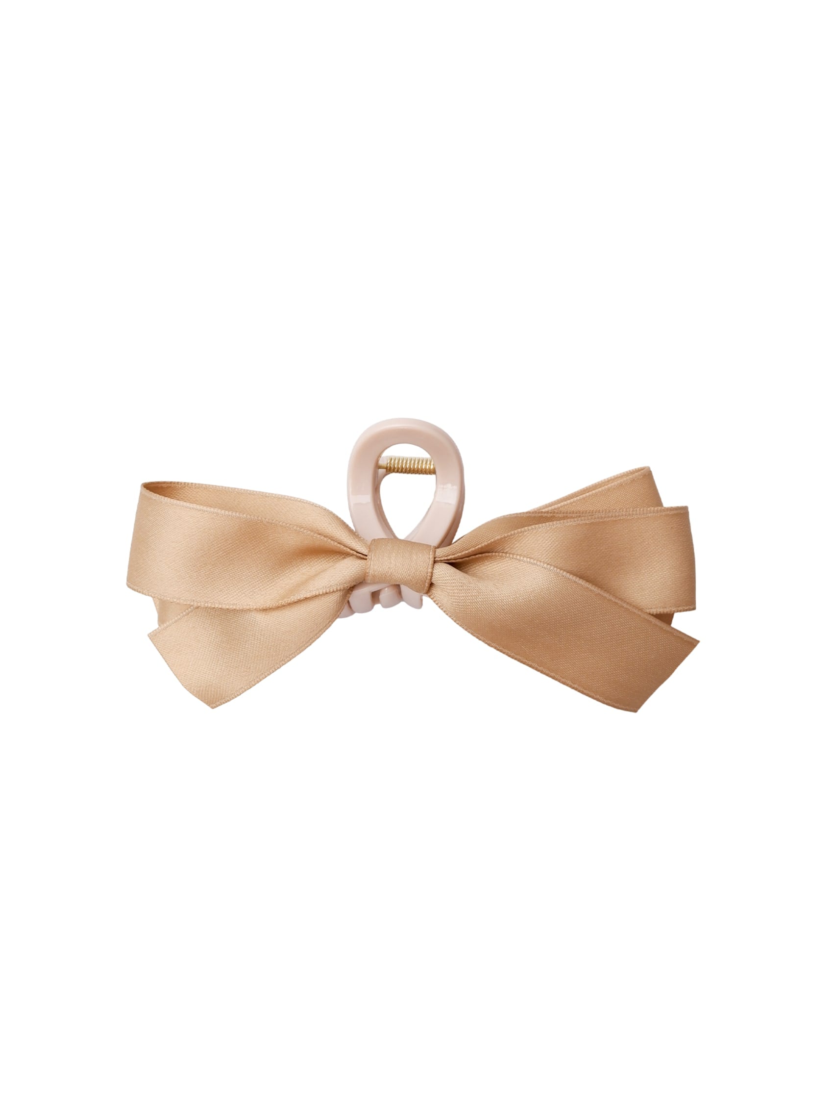 BCNOMI bow hair claw - Frappe - Black Colour