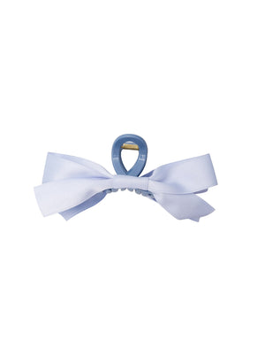 BCNOMI bow hair claw - Lt. Blue - Black Colour