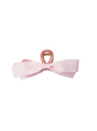 BCNOMI bow hair claw - Lt. Rose - Black Colour