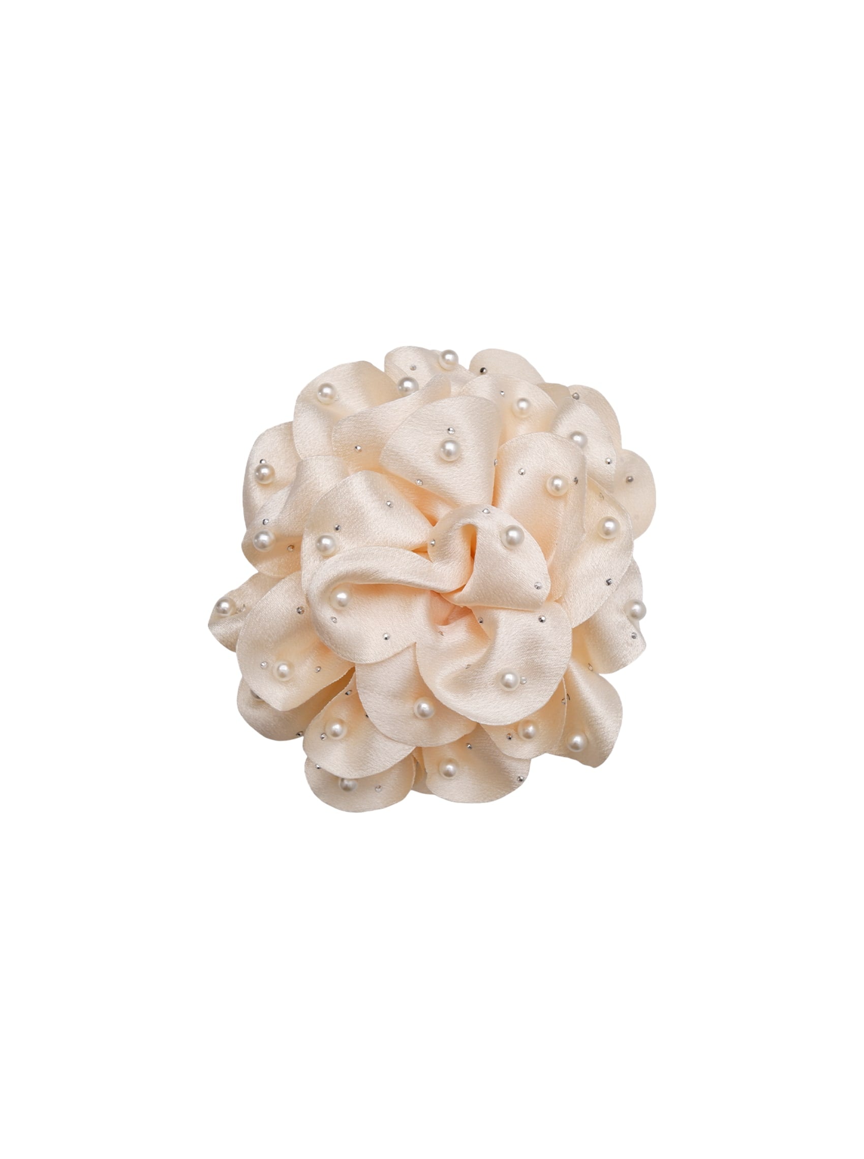 BCKIMMI mega flower hair claw - Champagne - Black Colour