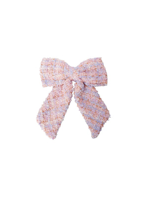 BCBLISS bow beret - Lt. Pink Multi