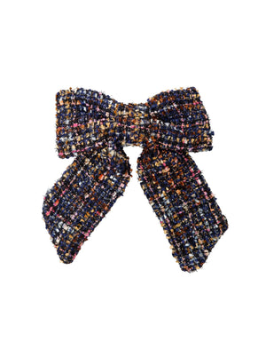 BCBLISS bow beret - Navy Multi
