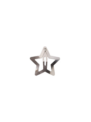 BCSTAR small hair clip - Silver Colored