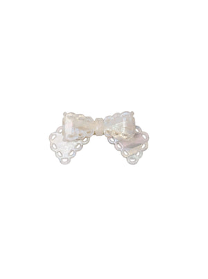 BCZITTA bow hair clip - Cream