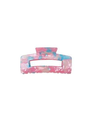 BCBERLIN big mosaic hair claw - Pink Multi