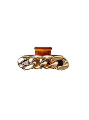 BCBERLIN chain hair claw - Amber