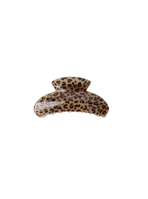 BCKAZ hair claw - Cream Leo