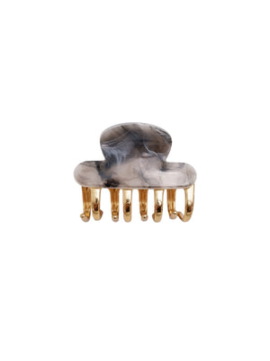 BCZURI hair claw - Gray Marble