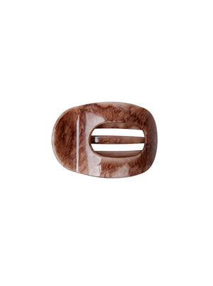 BCMILLA hair claw - Brown Marble