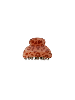 BCKAZ small hair claw - Camel Leo