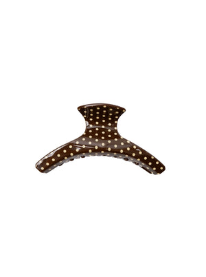 BCMAZE hair claw - Brown Dot