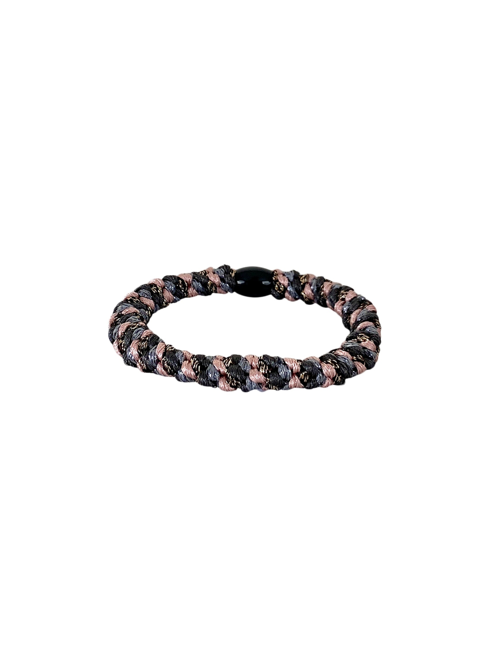 BCKALLY elastic - Dark Grey/Rose - Black Colour