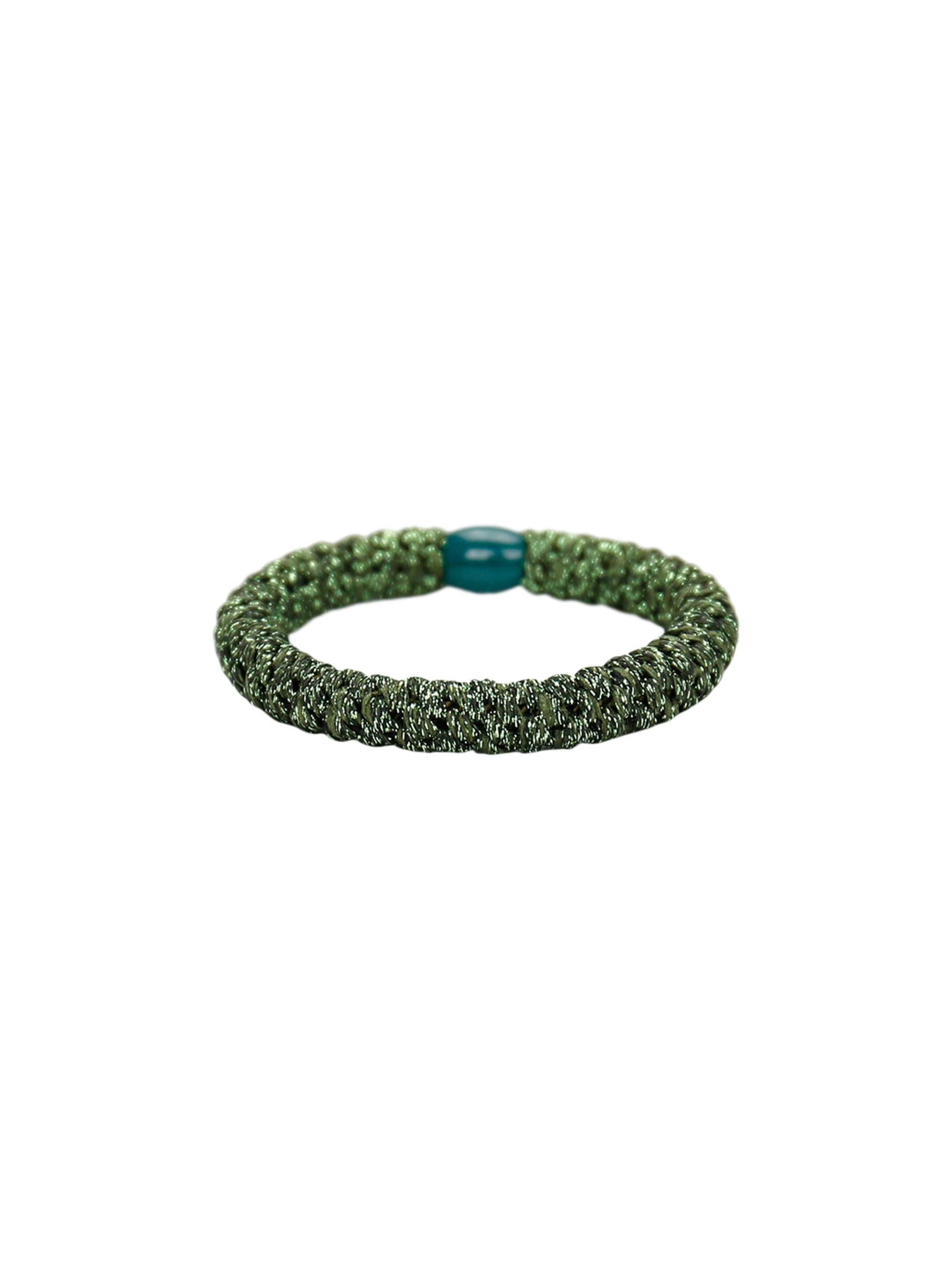 BCKALLY elastic - Shimmer Green - Black Colour