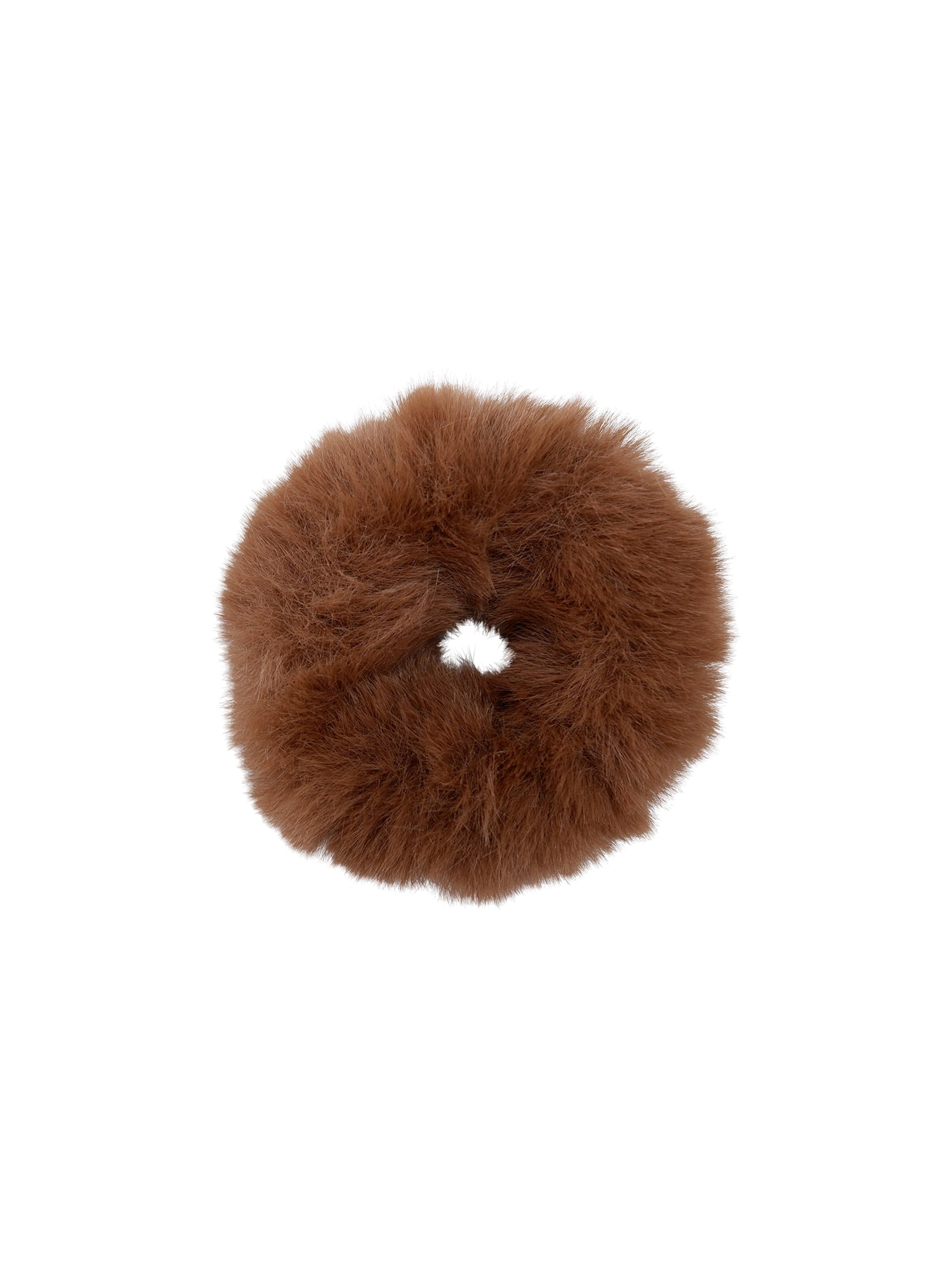 BCASHLEY soft scrunchie - Brown - Black Colour