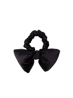 BCFAITH bow mini scrunchie - Black