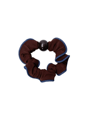 BCTERESA mini satin scrunchie - Jeans Blue