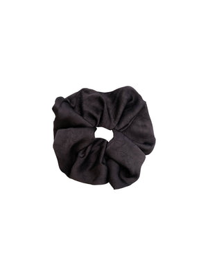 BCMOA satin scrunchie - Black