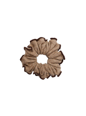 BCTASHJA knitted scrunchie - Latte