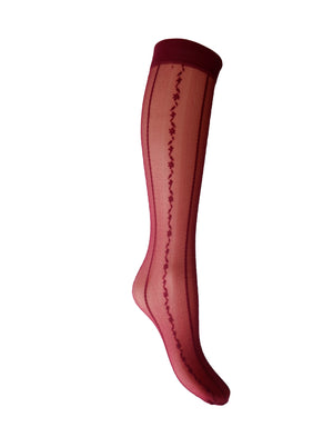 BCMALVA knee-high socks - Wine