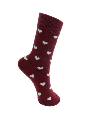BCFALULA wool sock - Wine