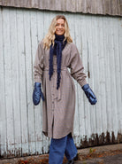 BCCAMILLE winter scarf - Navy - Black Colour