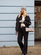 BCMALIA baguette bag - Zebra - Black Colour