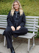 BCNESSA jeans shirt jacket - Black - Black Colour