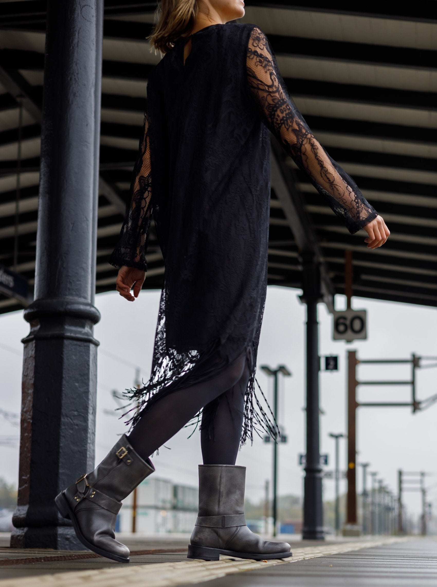 BCFRANCIS lace dress - Black - Black Colour