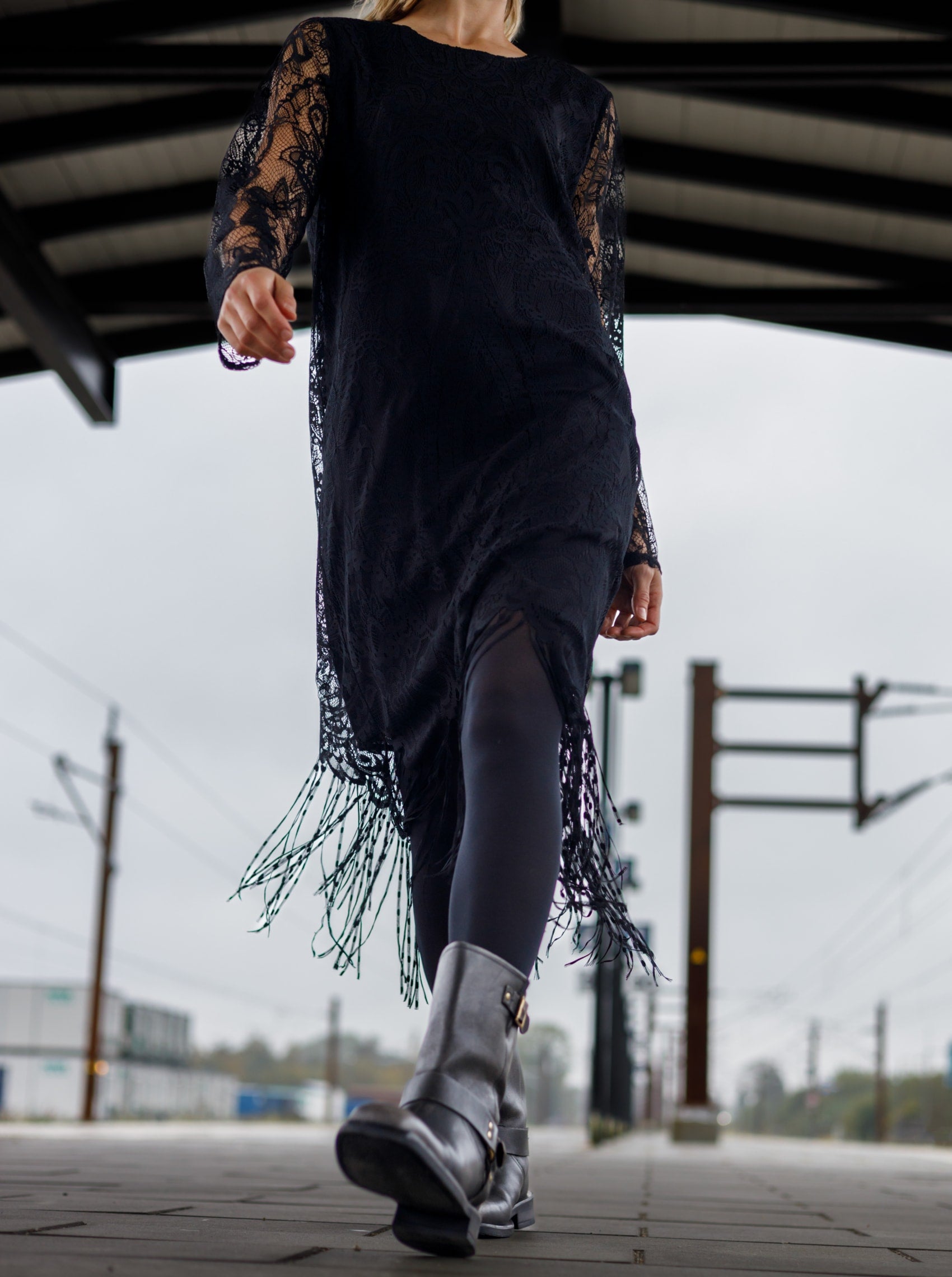 BCFRANCIS lace dress - Black - Black Colour