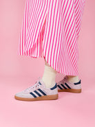 BCMARISSA sock - Light Yellow - Black Colour
