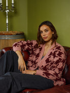 BCNAOMI knit cardigan - Rose - Black Colour