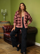 BCNAOMI knit cardigan - Rose - Black Colour