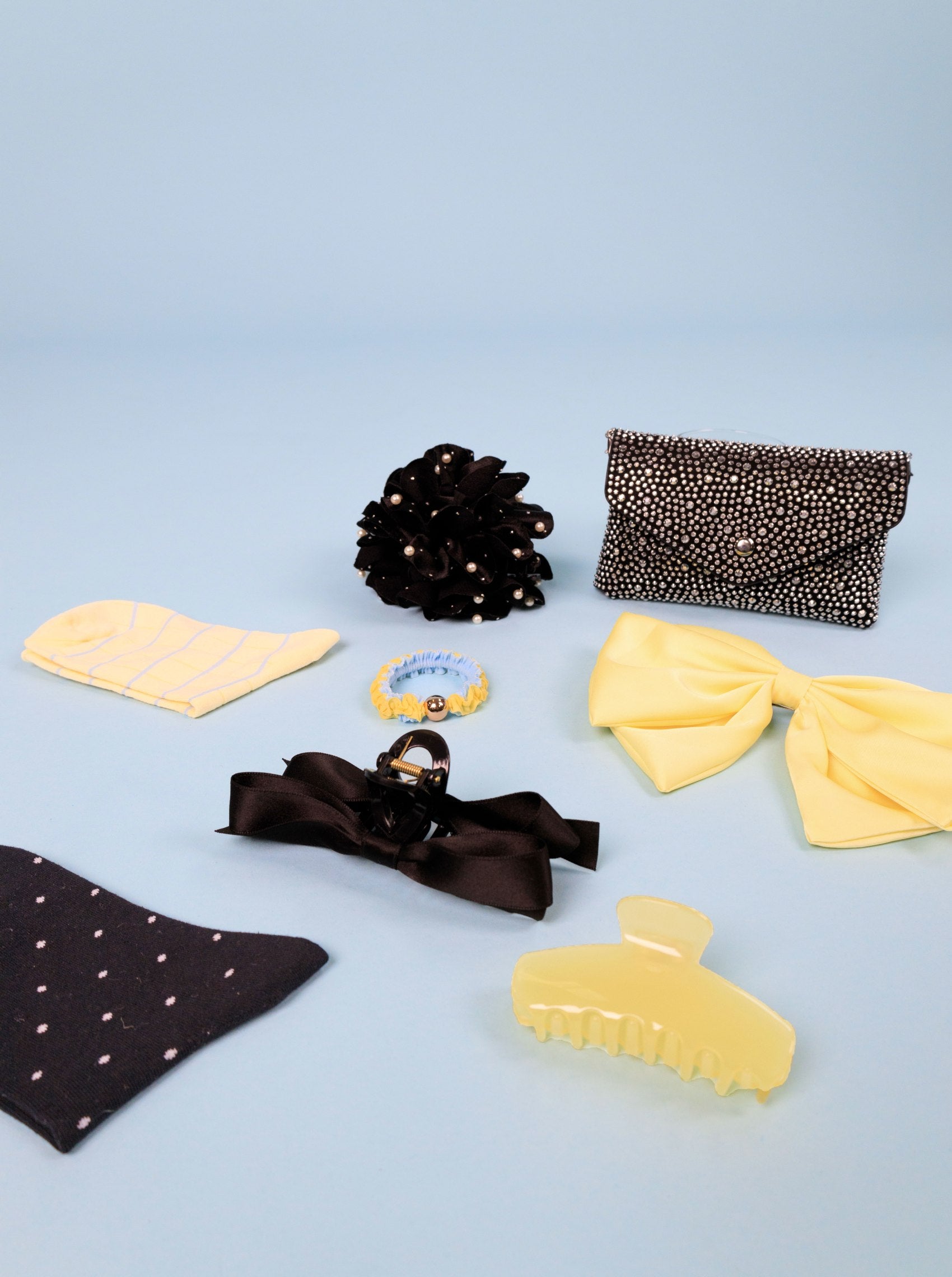 BCKIMMI mega flower hair claw - Black - Black Colour