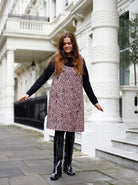 BCNIKITA zebra spencer dress - Rose Zebra - Black Colour