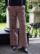 BCNIKITA zebra box pant - Rose Zebra - Black Colour